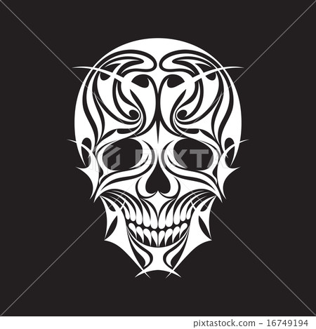 Abstract Scull Vector Illustration for prints. Abstract Scull Vector Illustration for prints. 16749194