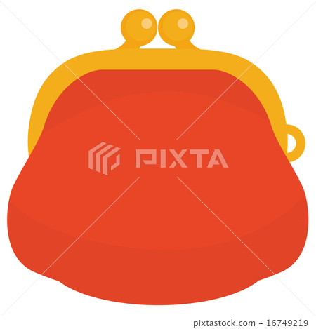 Purse, red frown 16749219