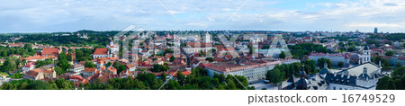 Vilnius, panoramic view of Old town 16749529