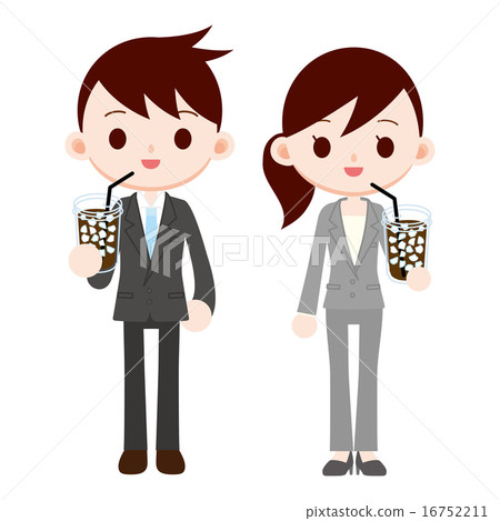 公司員工喝冰咖啡 16752211