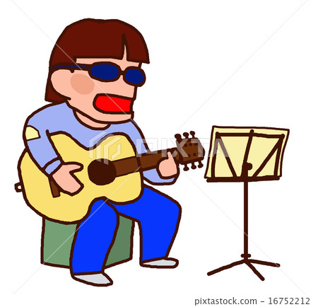 Father who plays the guitar 16752212