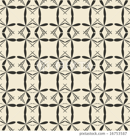Geometric ornament seamless pattern. Geometric ornament seamless pattern. 16753587