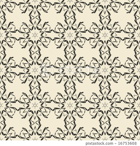 Geometric ornament seamless pattern. Geometric ornament seamless pattern. 16753608