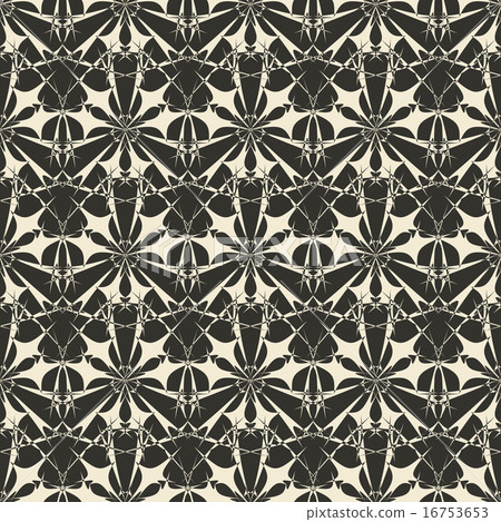 Geometric ornament seamless pattern.   16753653