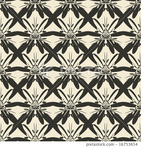 Geometric ornament seamless pattern.   16753654