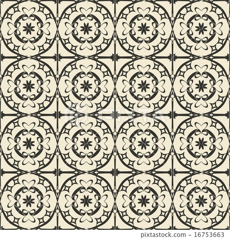 Geometric ornament seamless pattern. Geometric ornament seamless pattern. 16753663