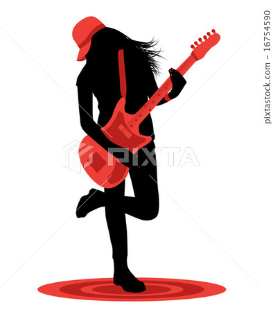 girl with a guitar 16754590