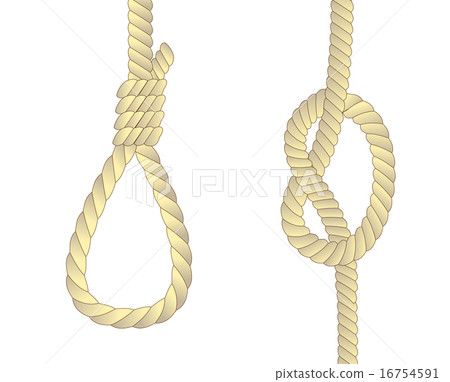 Connectedness rope in a knot and loop 16754591