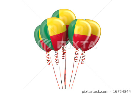 Benin patriotic balloons, holyday concept Benin patriotic balloons, holyday concept 16754844