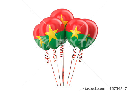 Burkina Faso patriotic balloons holyday concept 16754847