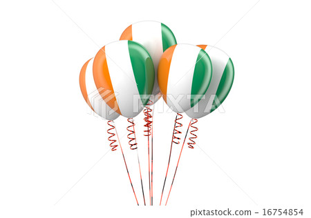 Ivory Coast patriotic balloons, holyday concept Ivory Coast patriotic balloons, holyday concept 16754854