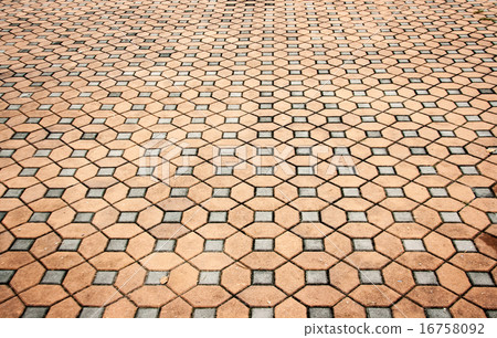 cement block floor with square and hexagon pattern cement block floor with square and hexagon pattern 16758092