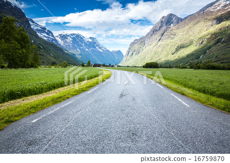 Road in Norway Road in Norway 16759870