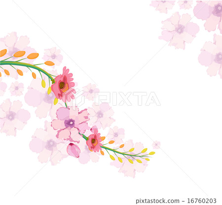 Painted watercolor card with orchid Painted watercolor card with orchid 16760203