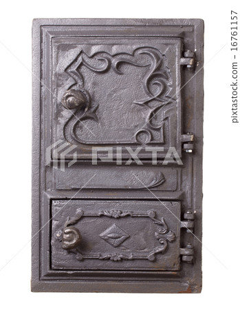 Cast iron door for furnaces. 16761157