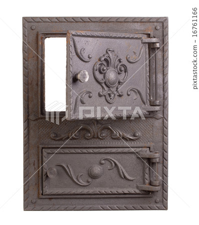 Cast iron door for furnaces. 16761166