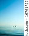 A yacht floating in the lake A yacht floating in the lake 16761722
