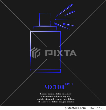 Aerosol paint icon symbol Flat modern web design w 16762733