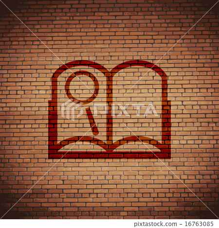 Open book icon symbol Flat modern web design with 16763085