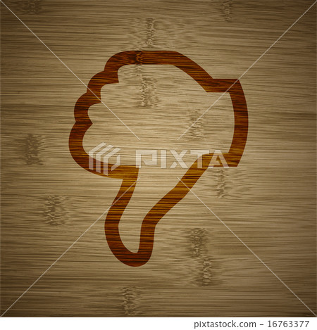 Dislike, Thumb down icon symbol Flat modern web de - Stock Illustration ...