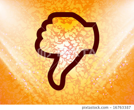 Dislike, Thumb down icon symbol Flat modern web de - Stock Illustration ...