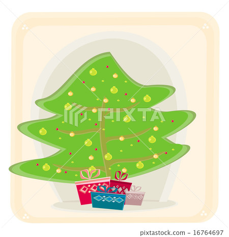 Christmas tree card 16764697