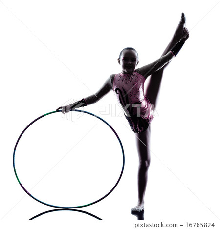 Rhythmic Gymnastics  little girl child    16765824