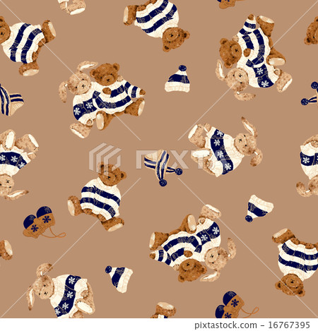 Beautiful bear pattern Beautiful bear pattern 16767395