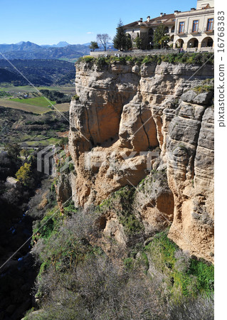 View from Spain Ronda Nuevo Bridge 16768383