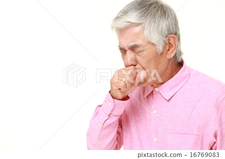 Elderly people who cough Elderly people who cough 16769083
