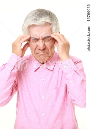 Elderly with headache Elderly with headache 16769086