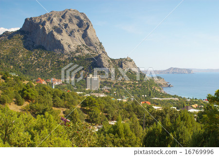 Mountain landscape near Novy Svet town in Crimea 16769996