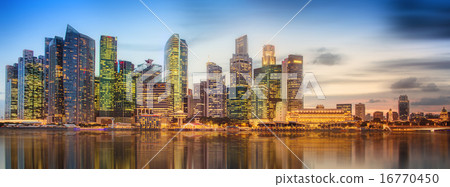Singapore Skyline and view of Marina Bay Singapore Skyline and view of Marina Bay 16770450