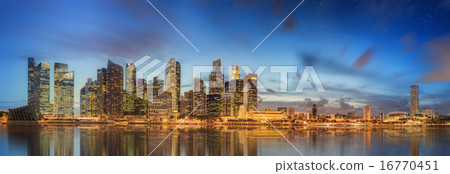 Singapore Skyline and view of Marina Bay 16770451