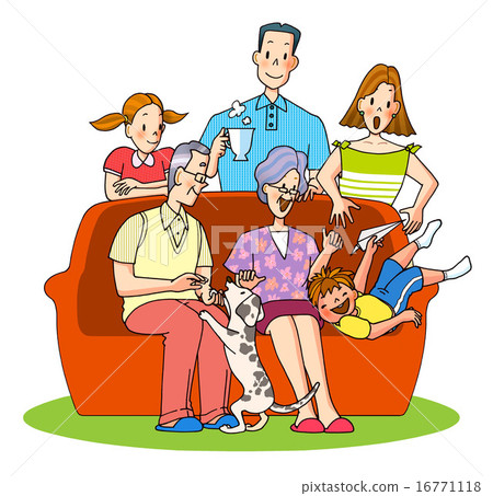 Family Family Team Family with dog 16771118