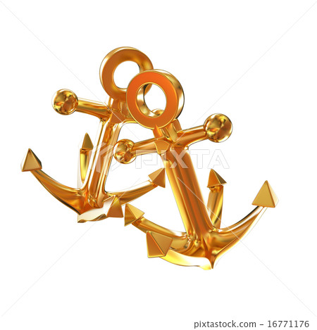 Gold anchors Gold anchors 16771176