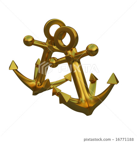 Gold anchors 16771188