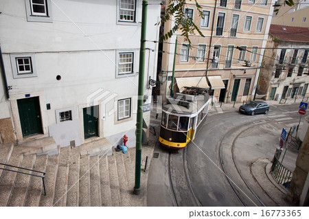 Historic Tram 28 in Lisbon Historic Tram 28 in Lisbon 16773365