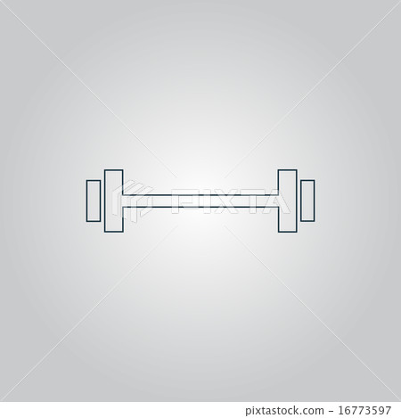Barbell - Single Icon 16773597
