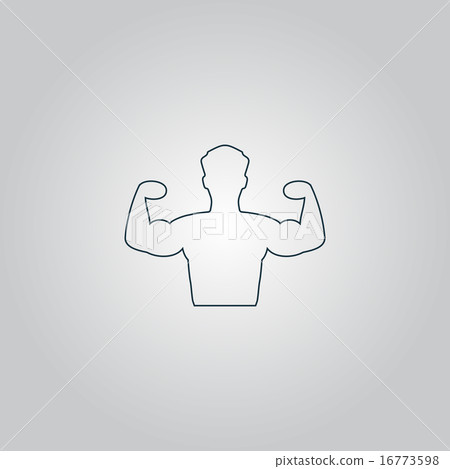 Bodybuilder Fitness Model icon 16773598