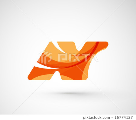 Abstract geometric company logo N letter Abstract geometric company logo N letter 16774127