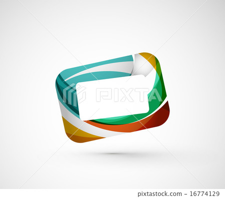 Abstract geometric company logo frame, screen Abstract geometric company logo frame, screen 16774129