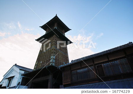 Dusk of the Edo Kawagoe bell summer sunset Dusk of the Edo Kawagoe bell summer sunset 16774229