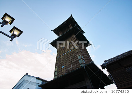 江戶Kawagoe響鈴夏天日落的黃昏 江戶Kawagoe響鈴夏天日落的黃昏 16774230