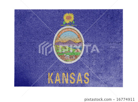 Large jigsaw puzzle of 1000 pieces - Kansas 16774911