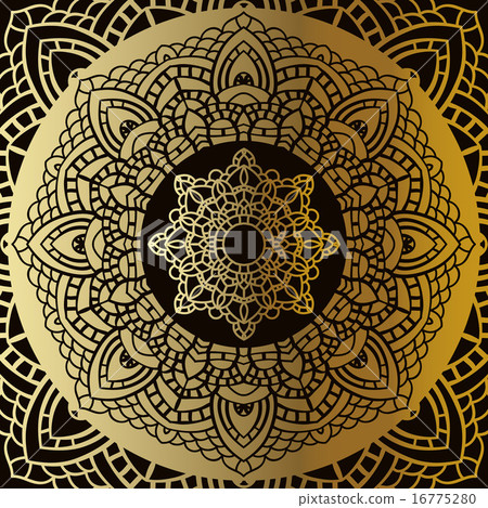 Gold mandala 16775280