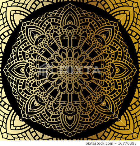 Gold mandala Gold mandala 16776385