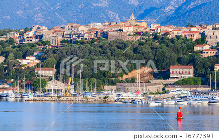 Porto-Vecchio, coastal cityscape with yachts Porto-Vecchio, coastal cityscape with yachts 16777391