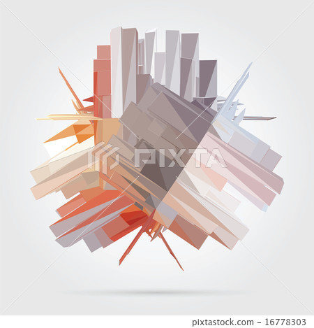 Abstract 3D business background. Abstract 3D business background. 16778303