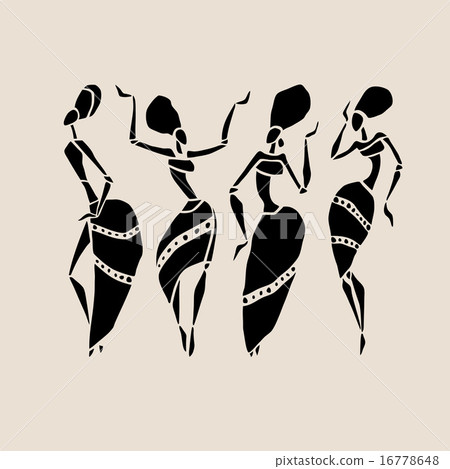 African silhouette set. 16778648